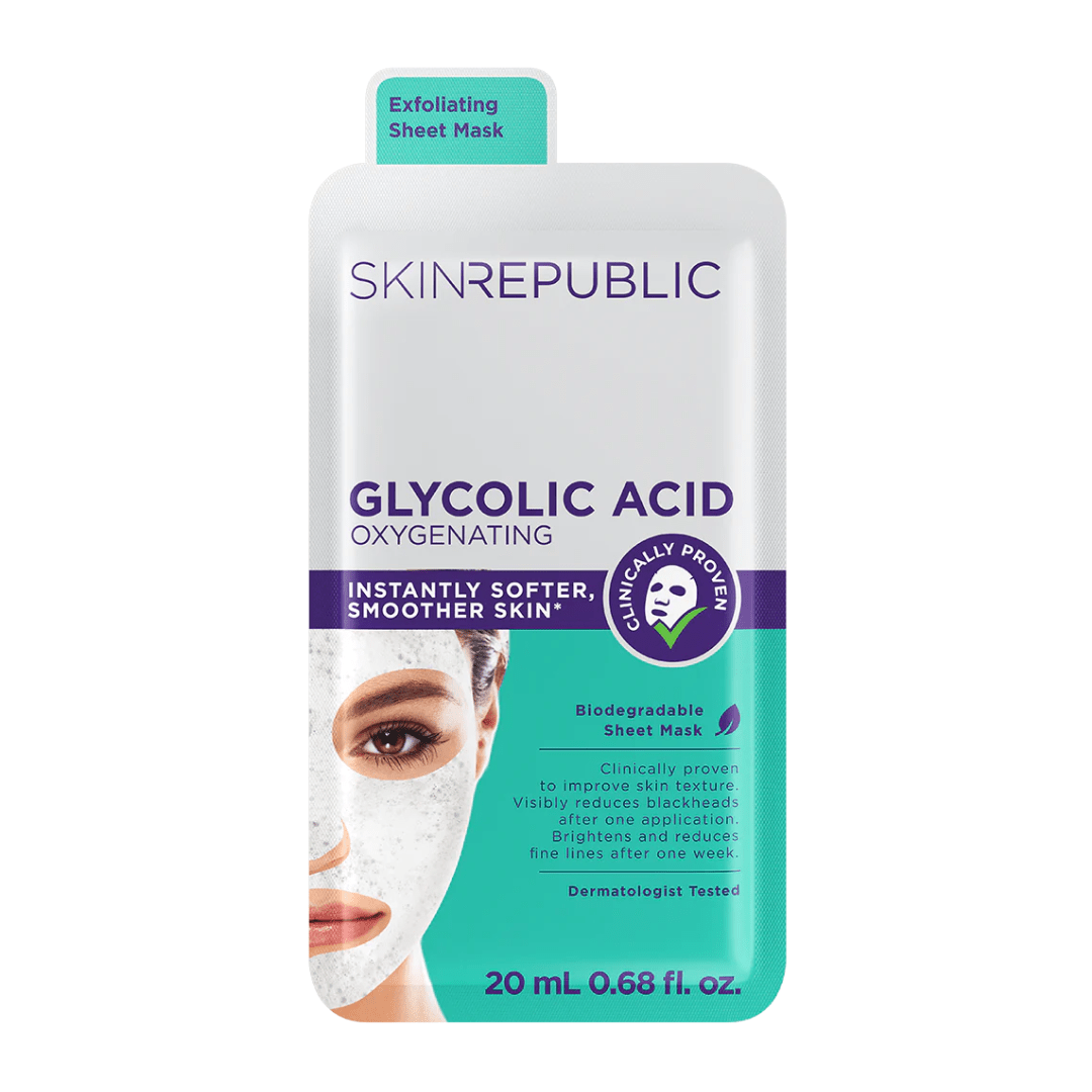 Glycolic Acid Oxygenating Face Mask Sheet