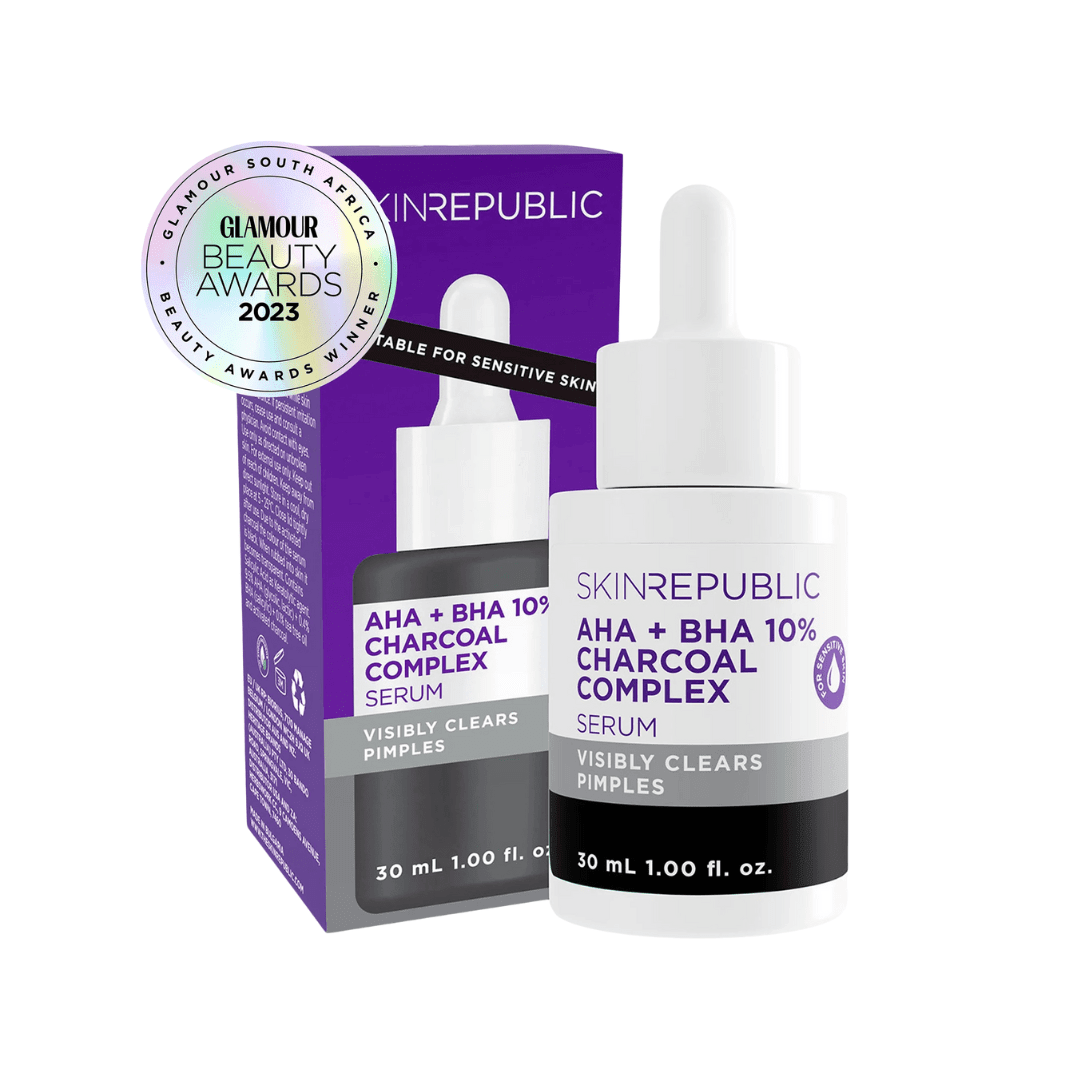 AHA + BHA 10% Charcoal Complex Serum