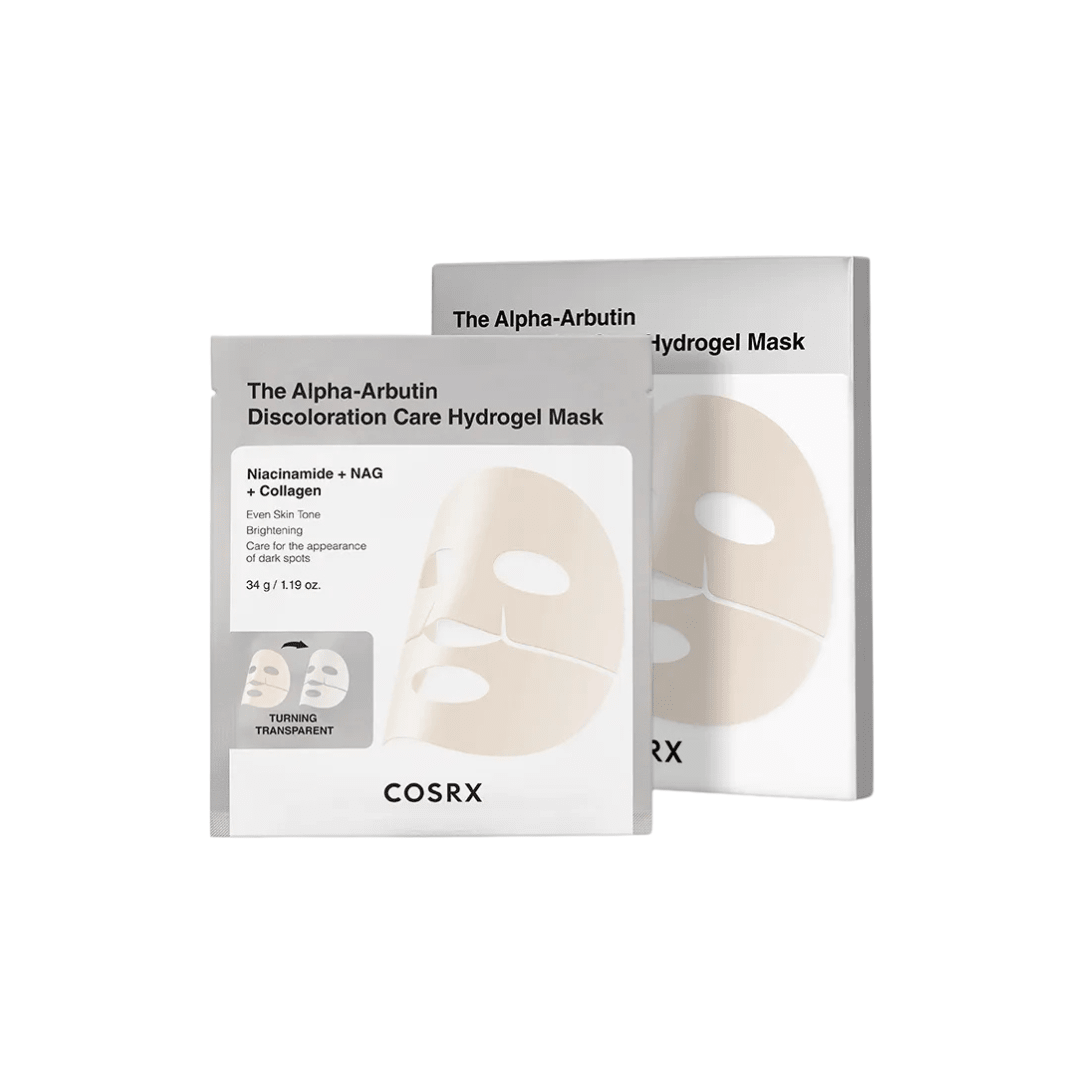 Alpha-Arbutin Discoloration Care Hydrogel Mask – Brightening & Spot-Correcting