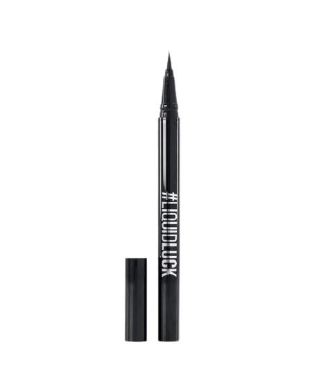 JetLiner - jet black liner pen with a brush tip