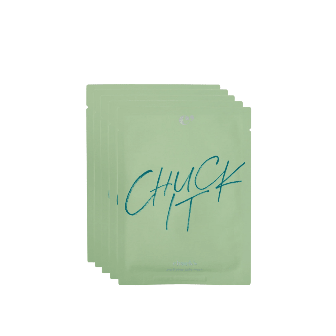 Chuck It Purifying Kale Mask – Detoxifying Sheet Mask