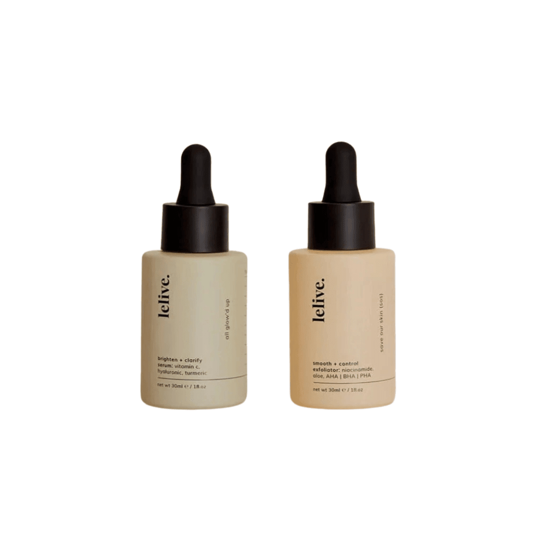 Am + pm serum kit | clarify, brighten + exfoliate