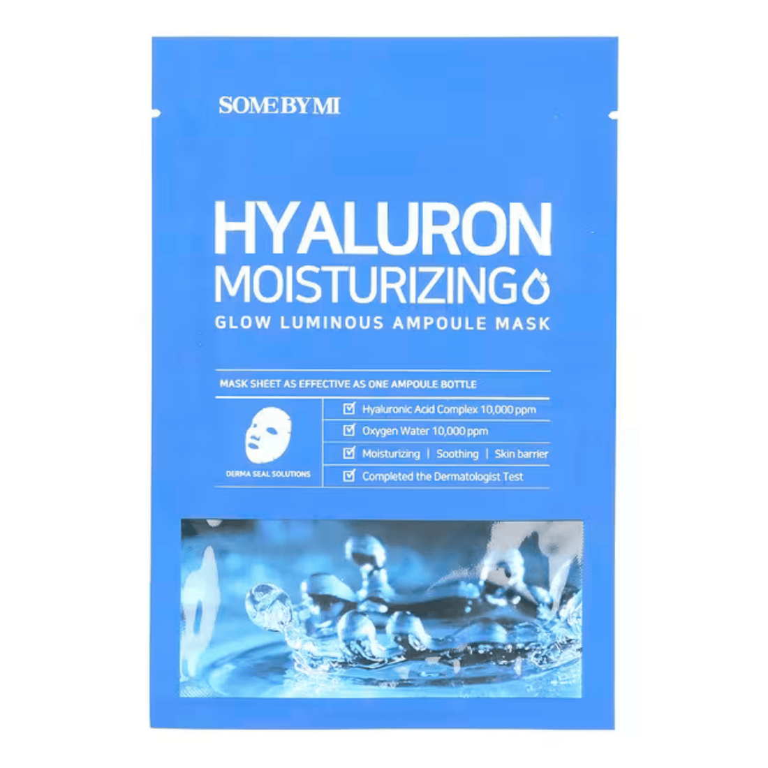 Hyaluron Moisturizing, Glow Luminous Ampoule Beauty Mask